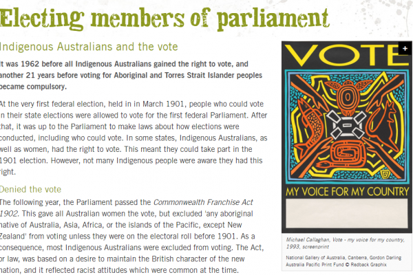  Indigenous Australians and the vote