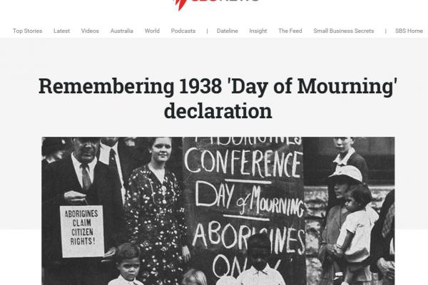 Remembering the 1938 'Day of Mourning' declaration