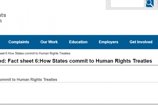 How States commit to Human Rights Treaties